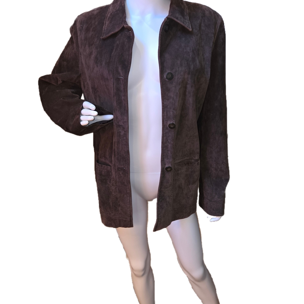 Loft Chocolate Brown Utility Jacket - image 1